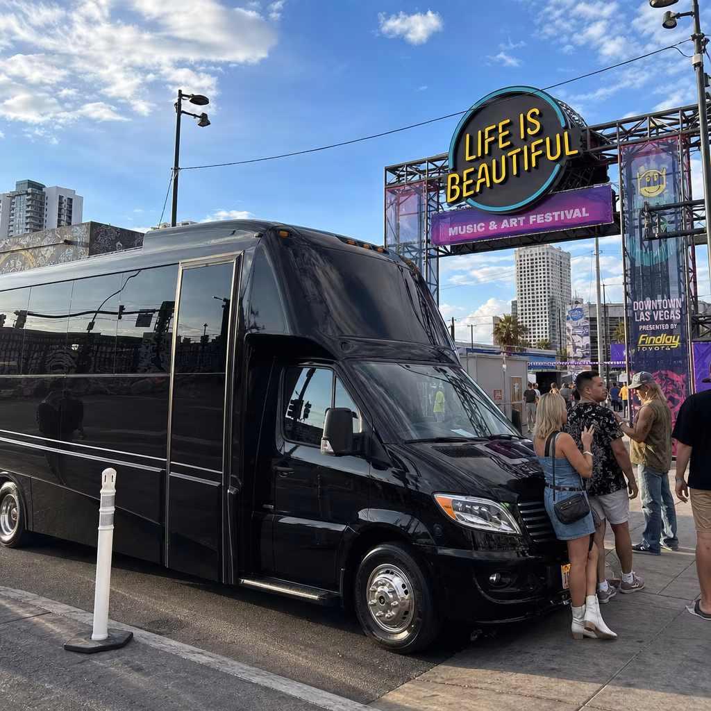 The Complete Guide to Group Bus Transportation for Life Is Beautiful Festival in Las Vegas