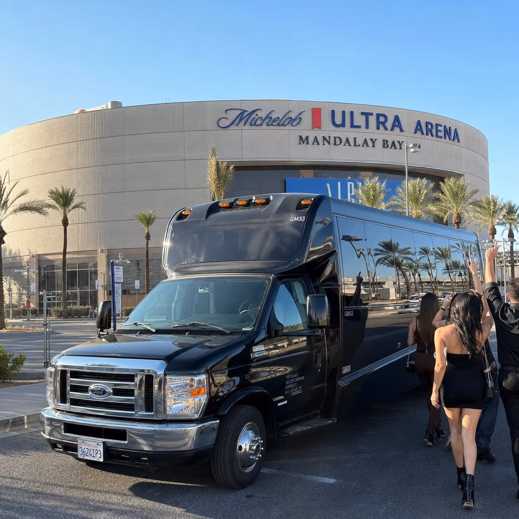 Rent a Bus to Michelob ULTRA Arena at Mandalay Bay