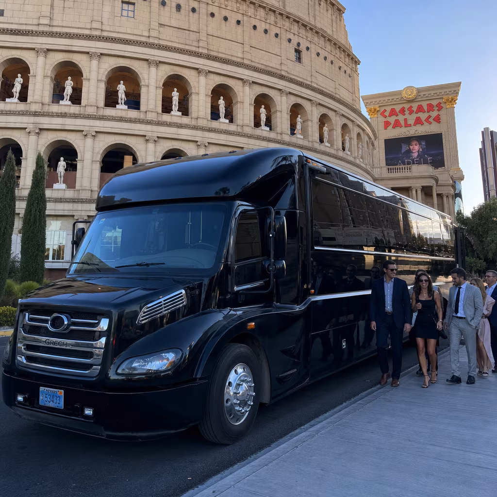 Rent a Bus to The Colosseum at Caesars Palace