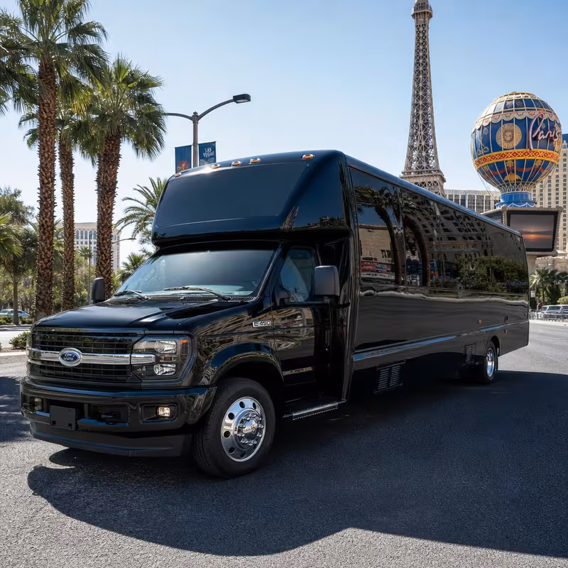 20 Passenger Party Bus Exterior