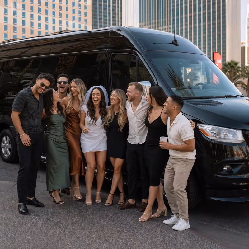 Las Vegas Bachelor & Bachelorette Transportation fleet vehicle