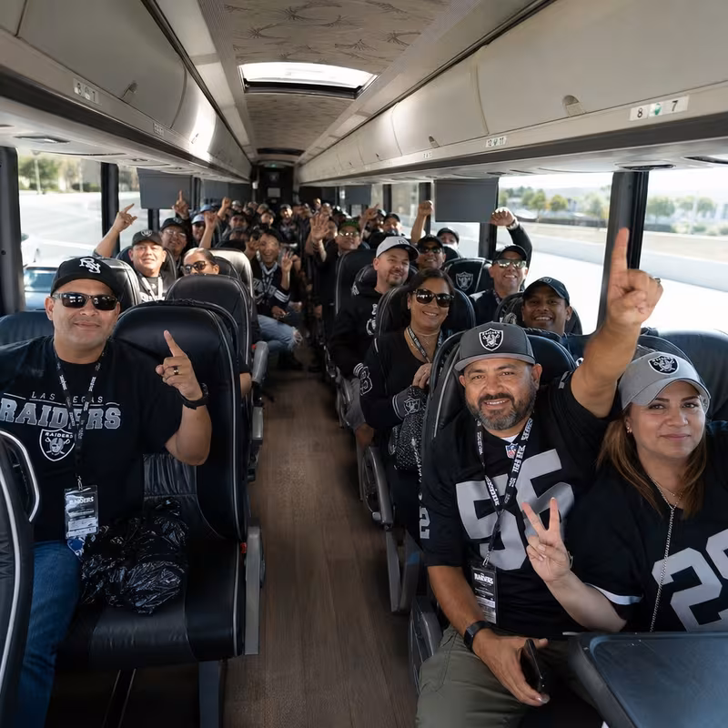 Black Mercedes Sprinter van staged for an Las Vegas Sporting Event Transportation group