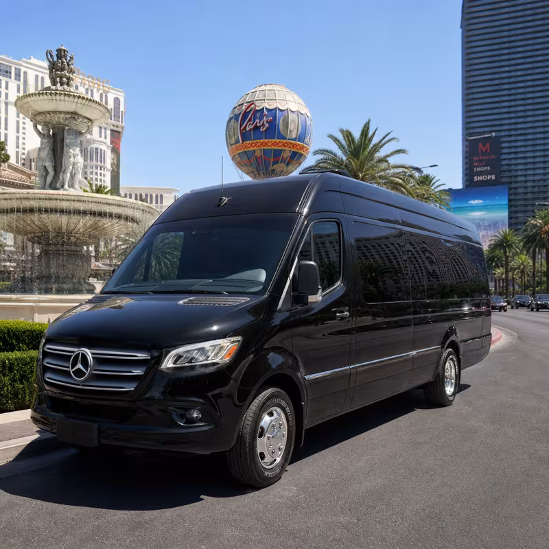 14 Passenger Sprinter Limo Exterior